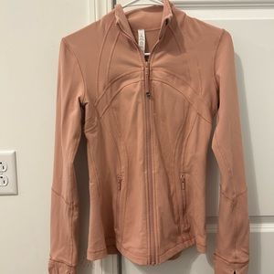 Pastel pink lululemon define jacket size 6